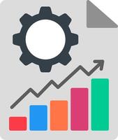 Project Management Flat Icon vector