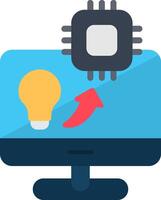 Prompt Flat Icon vector
