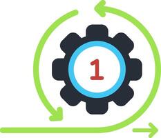 Agile Flat Icon vector