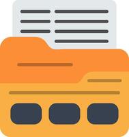 Folder Flat Icon vector