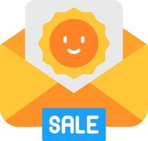Mail Flat Icon vector