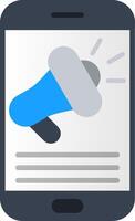 Megaphone Flat Icon vector