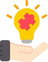 Problem Solving Flat Icon vector