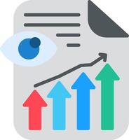Analytics Flat Icon vector