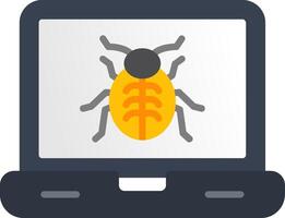 Bug Flat Icon vector