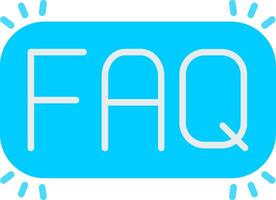 Faq Flat Icon vector