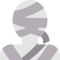 Mummy Flat Icon vector