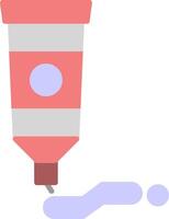 Paint Tube Flat Icon vector