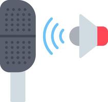 Sound Sensor Flat Icon vector