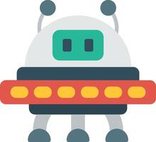 Spaceship Flat Icon vector