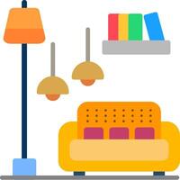 Sofa Flat Icon vector