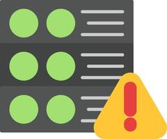 Warning Flat Icon vector