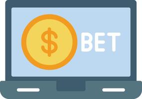 Bet Flat Icon vector