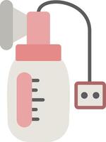 Breast Pump Flat Icon vector