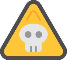 Danger Flat Icon vector