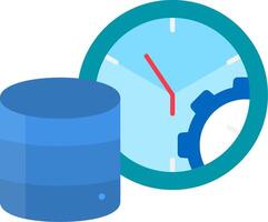 Database Management Flat Icon vector