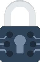 Lock Flat Icon vector