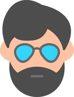 Man Flat Icon vector