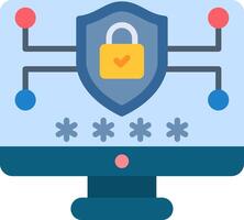 Security Flat Icon vector