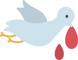 Stork Flat Icon vector