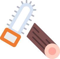 Timber Flat Icon vector