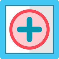 Add Flat Icon vector