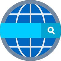 Browser Flat Icon vector