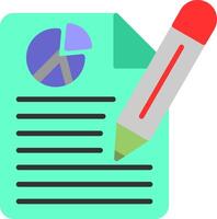 Assessment Flat Icon vector