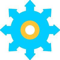 Diagram Flat Icon vector