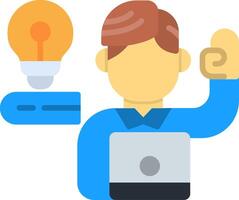Learn More Flat Icon vector