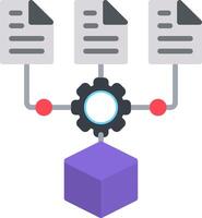 Predictive Modeling Flat Icon vector