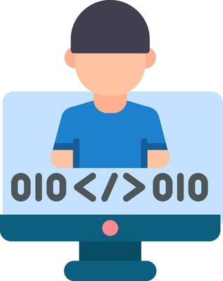 Programmer Flat Icon