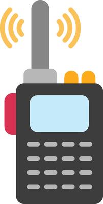 Walkie Talkie Flat Icon