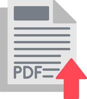Upload Flat Icon vector