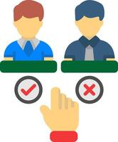 Choice Flat Icon vector