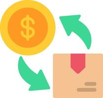 Cash Flow Flat Icon vector
