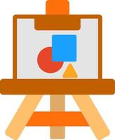 Canvas Flat Icon vector