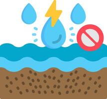 Aquifer Flat Icon vector