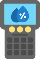 Humidity Sensor Flat Icon vector