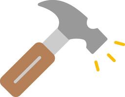 Hammer Flat Icon vector