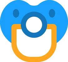 pacifier Flat Icon vector