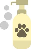 Pet Shampoo Flat Icon vector
