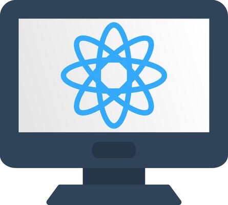 Quantum Flat Icon