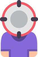 Target Flat Icon vector