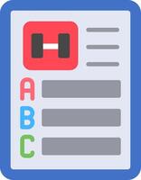 Statistics Flat Icon vector