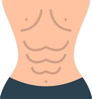 Abs Flat Icon vector