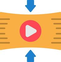 Compression Flat Icon vector