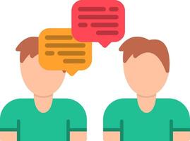 Conversation Flat Icon vector