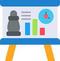 Game Statistics Flat Icon vector