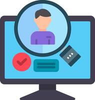 Hiring Flat Icon vector